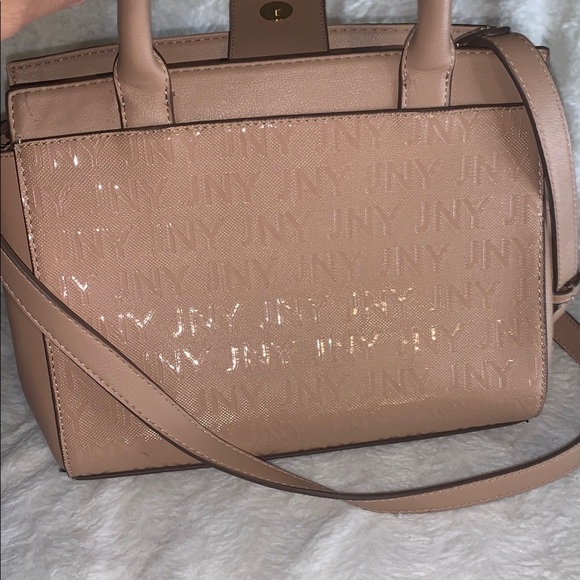 NWOT Jones New York Tan Leather Handbag - Picture 3 of 8